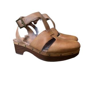 Vionic Heels Women's Day Faye T-Strap Casual Clog Size 6